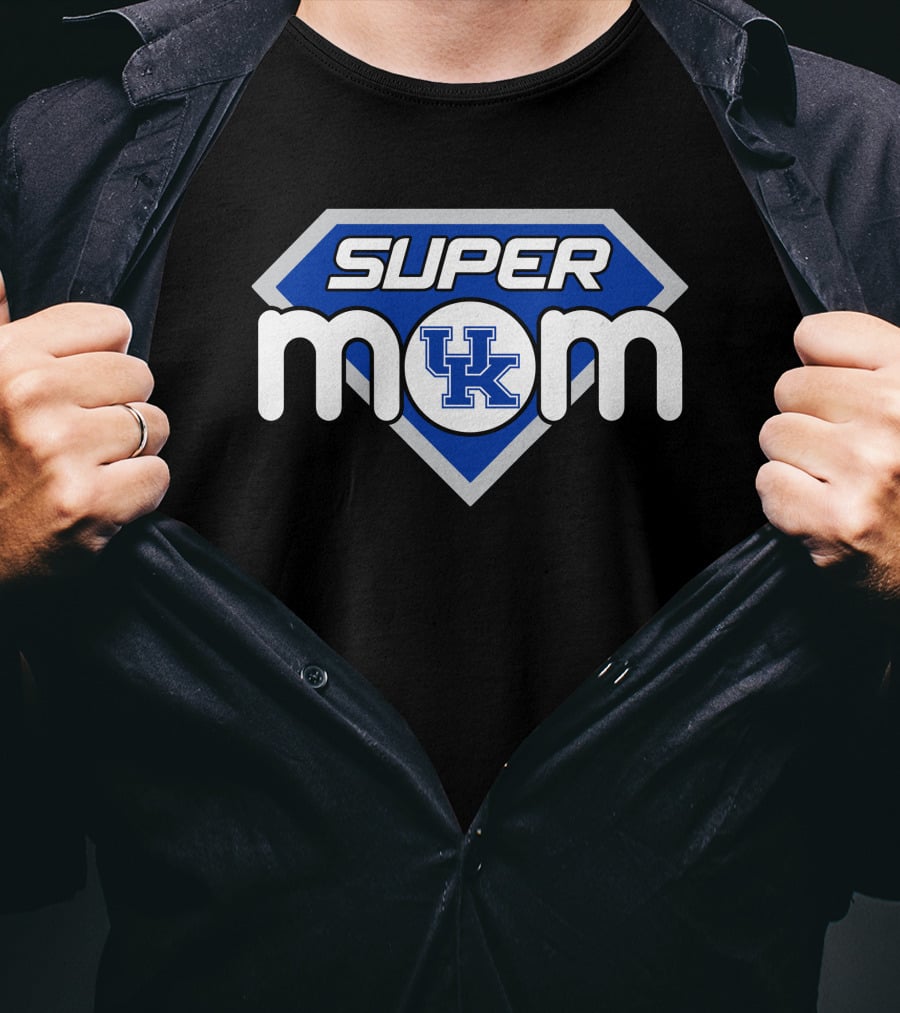 Kentucky Wildcats Super Mom Logo Uk Wildcats T-Shirt