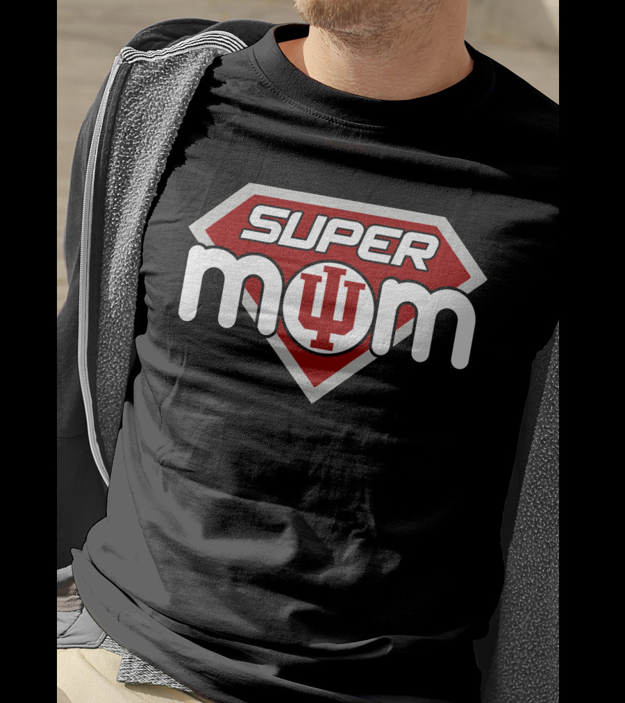 Indiana Hoosiers Super Iu Mom T-Shirt