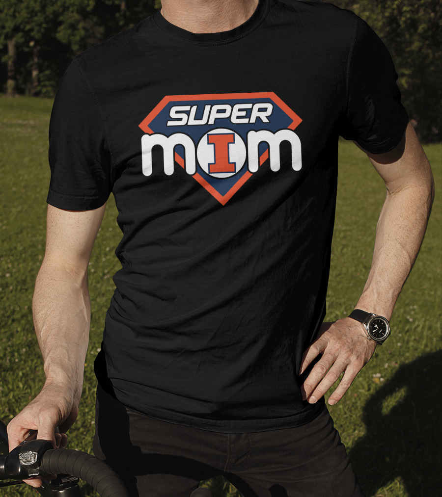 Super Mom Illinois Fighting Illini I T-Shirt