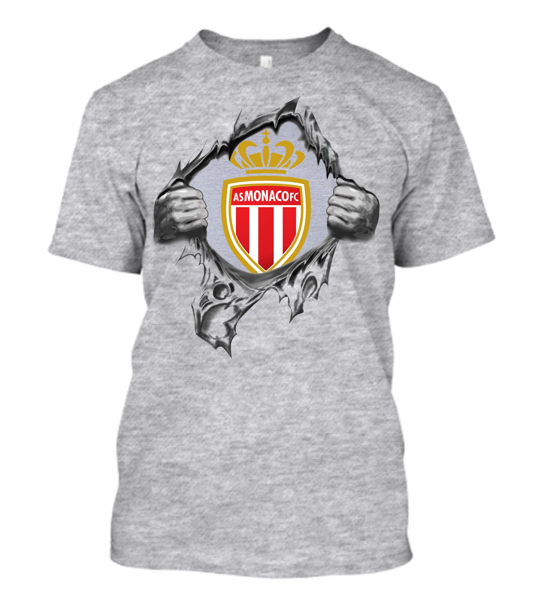As Monaco Fc Super Fan Football Crest T-Shirt