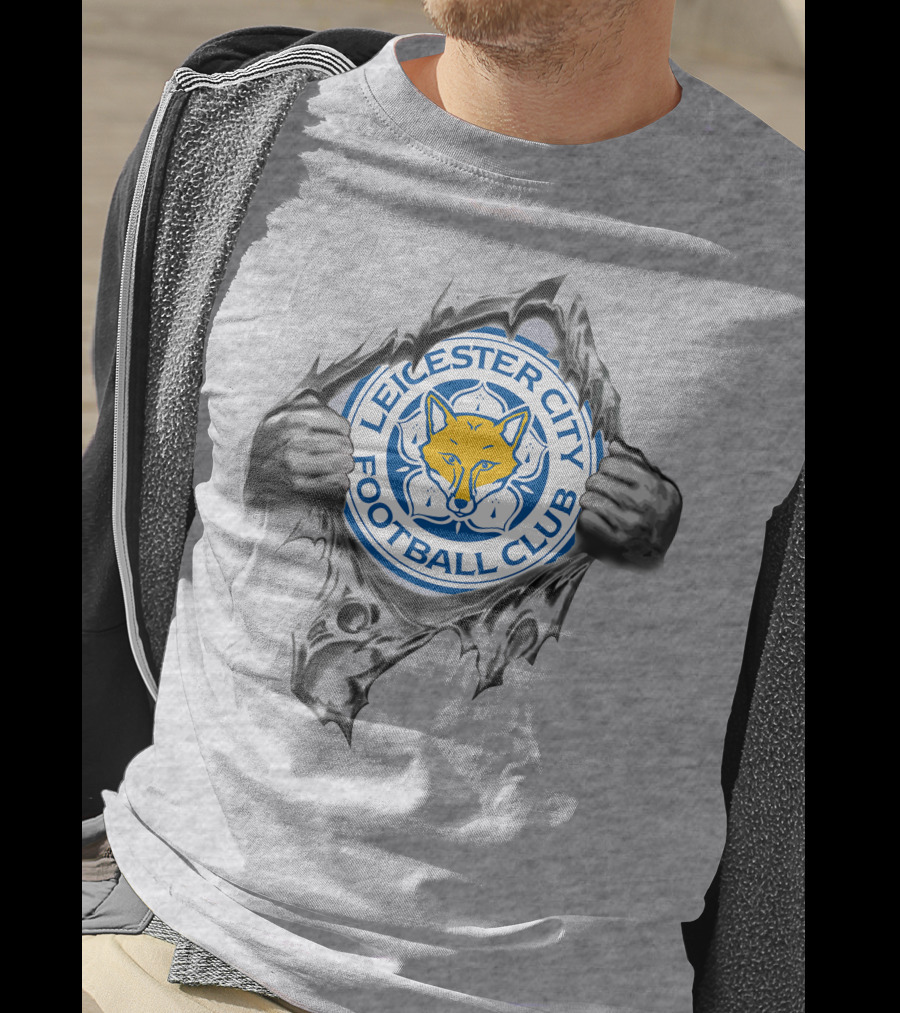 Leicester City Football Club Super Fan 285 Fox Crest T-Shirt