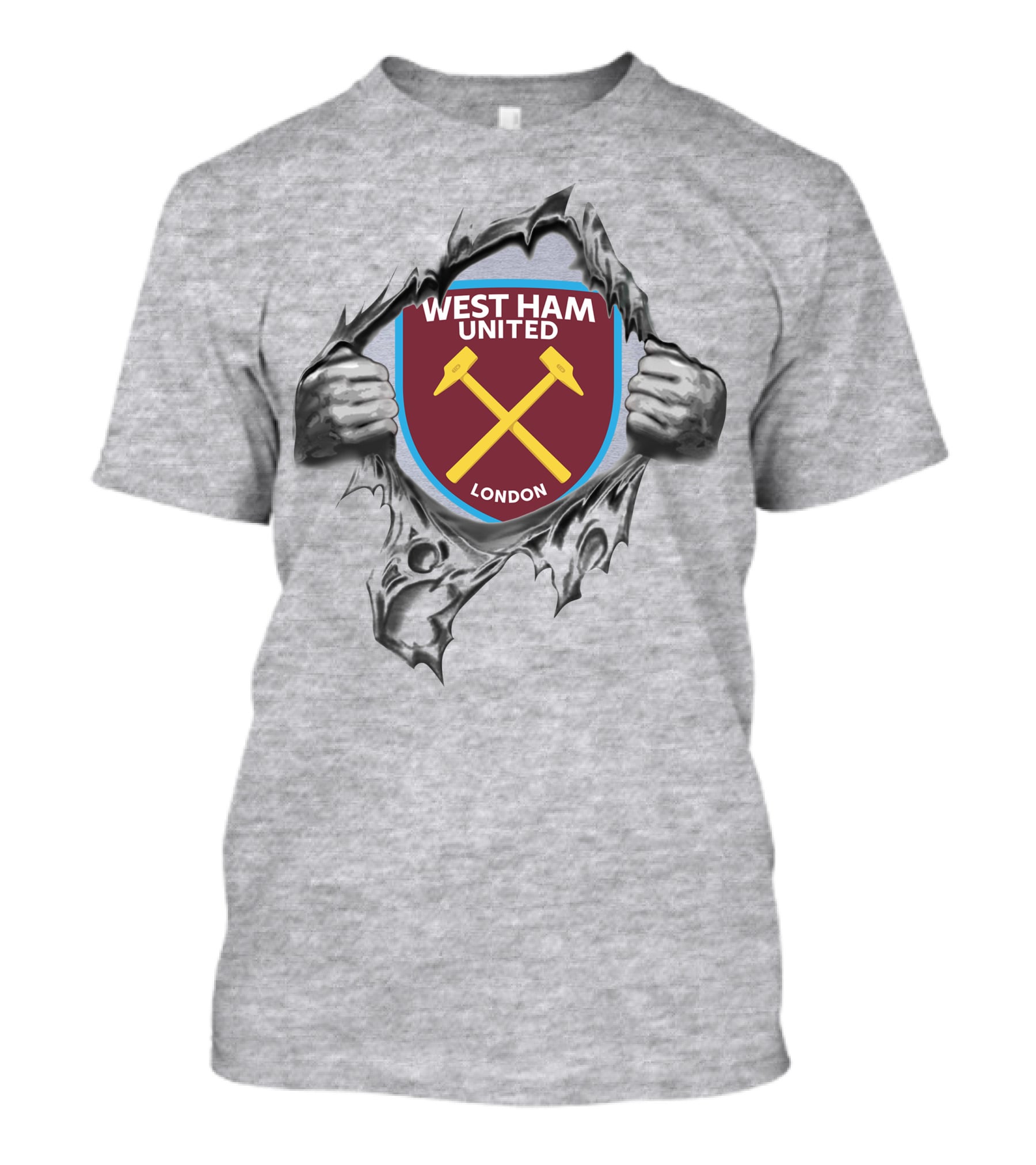 West Ham United London Super Fan 287 Iconic Badge T-Shirt
