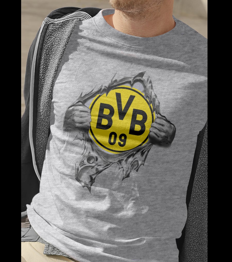 Dortmund Bvb 09 Super Fan Logo Burst T-Shirt