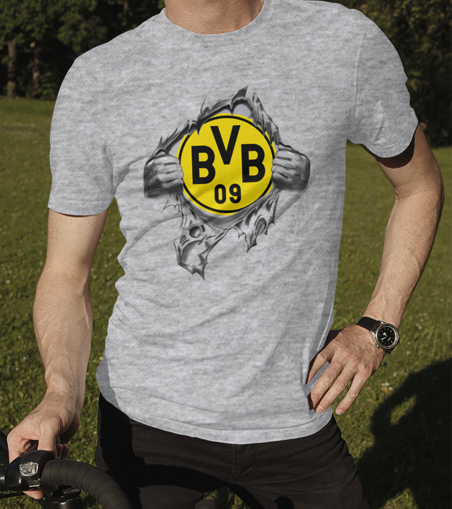 Dortmund Bvb 09 Super Fan Logo Burst T-Shirt