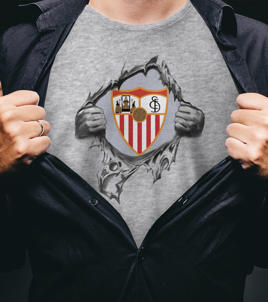 Sevilla Fc 299 Super Fan Shield Burst T-Shirt