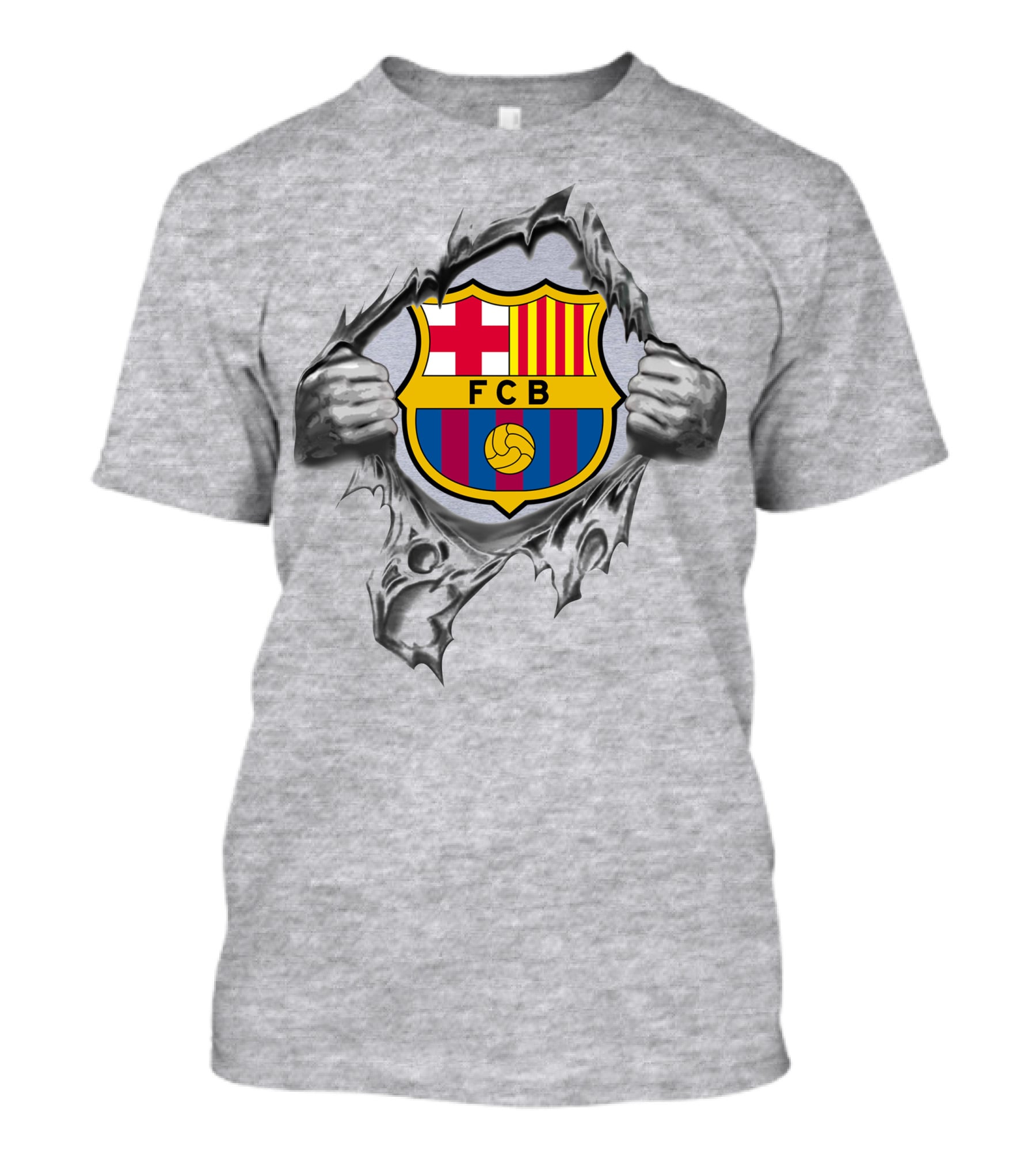 Fcb 301 Barcelona Super Fan Logo Burst T-Shirt