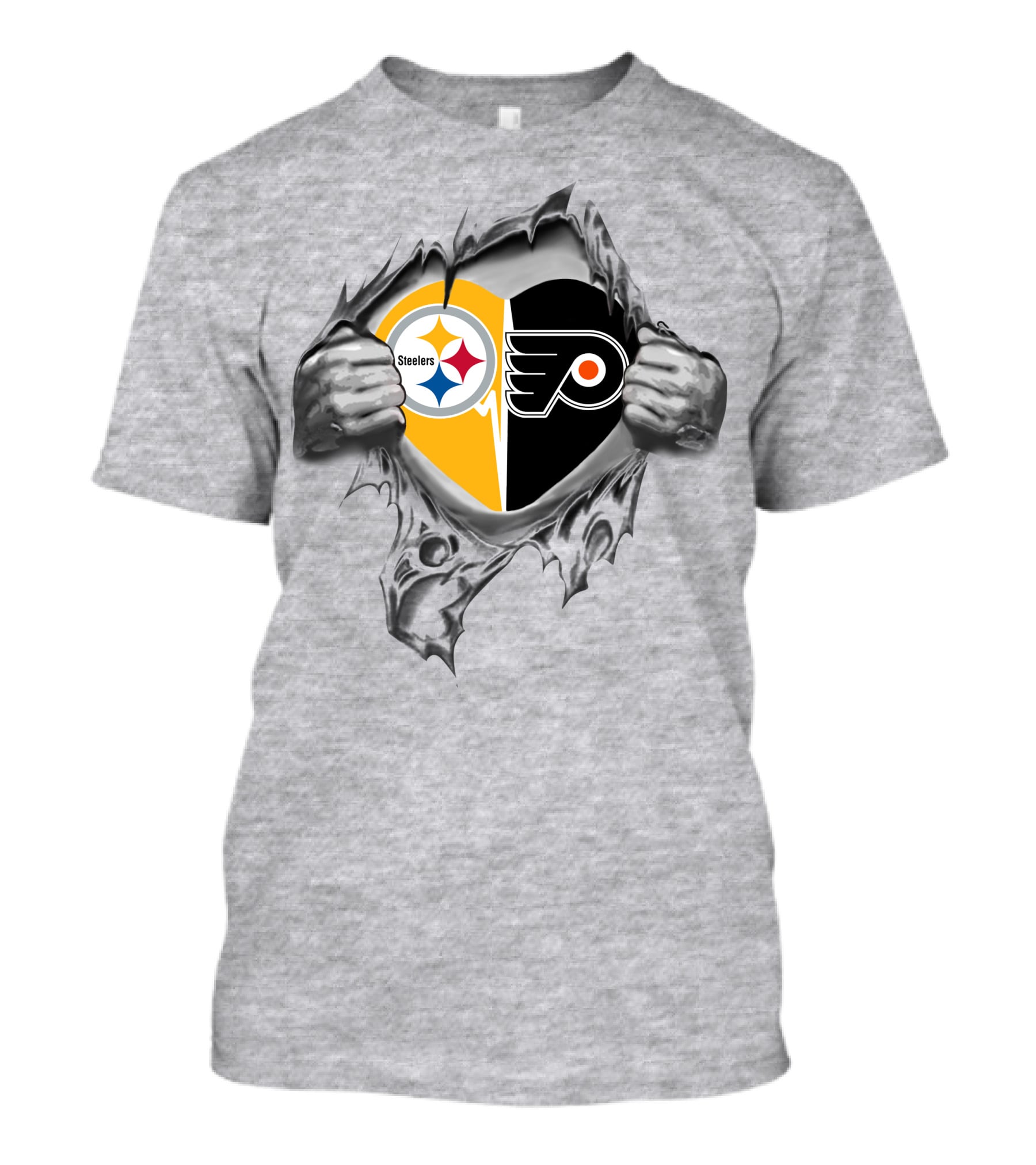 Steelers And Flyers It's In My Heart T-Shirt