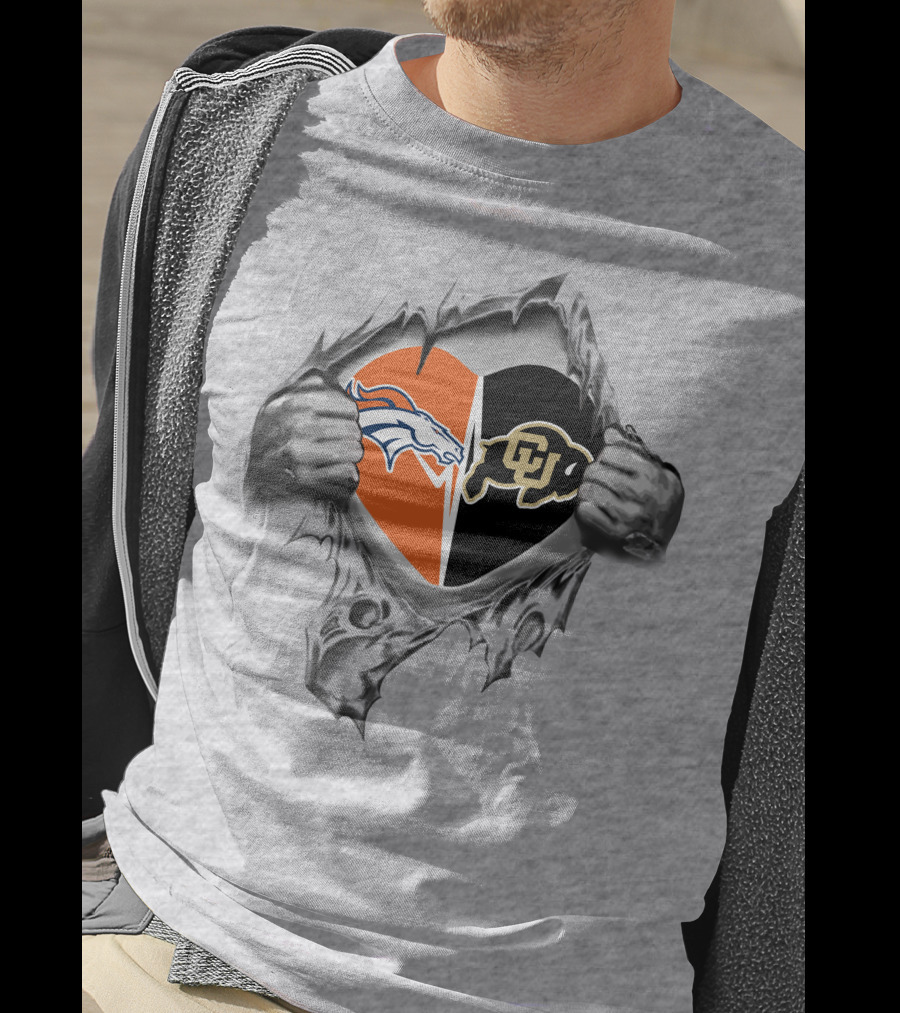 Broncos Colorado Buffaloes Heart Of Passion T-Shirt