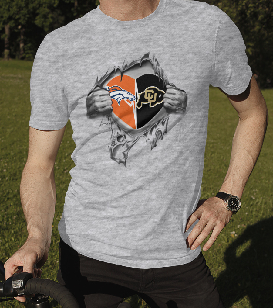 Broncos Colorado Buffaloes Heart Of Passion T-Shirt