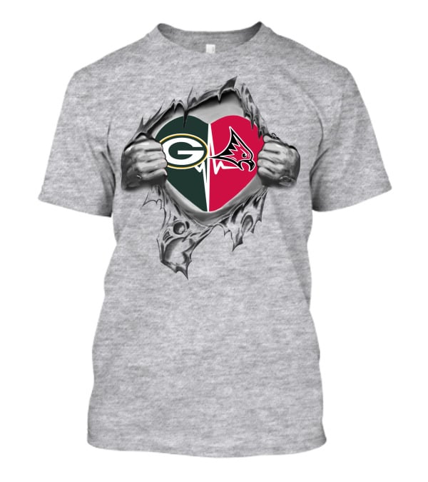 Packers Falcons Heart It's In My Heart T-Shirt