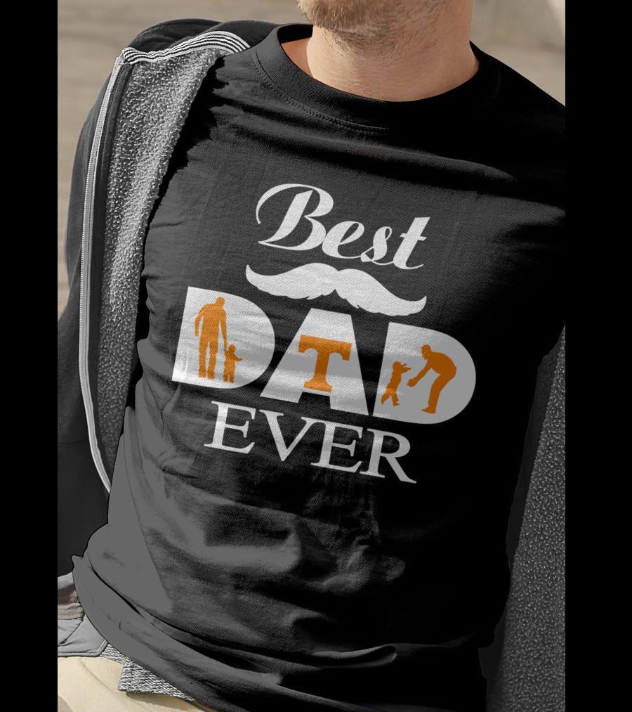 Best Dad Ever Tennessee Volunteers T-Shirt
