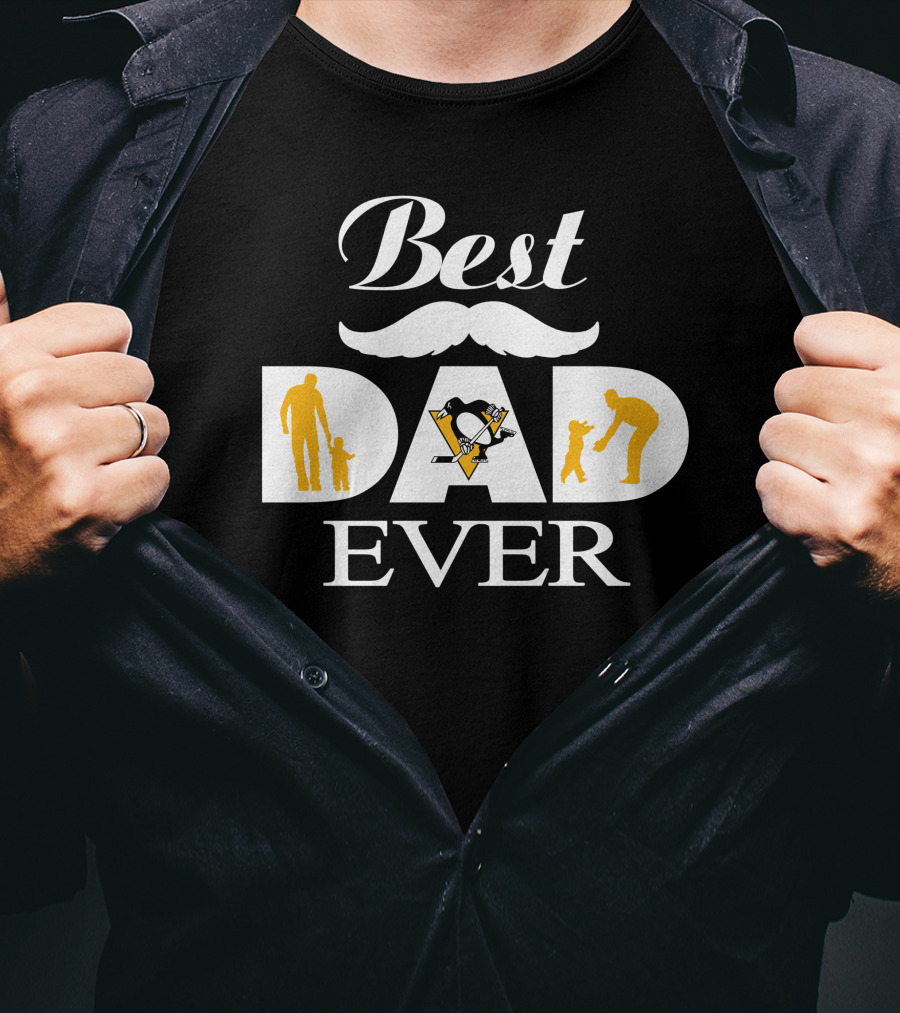 Best Pittsburgh Penguins Dad Ever T-Shirt