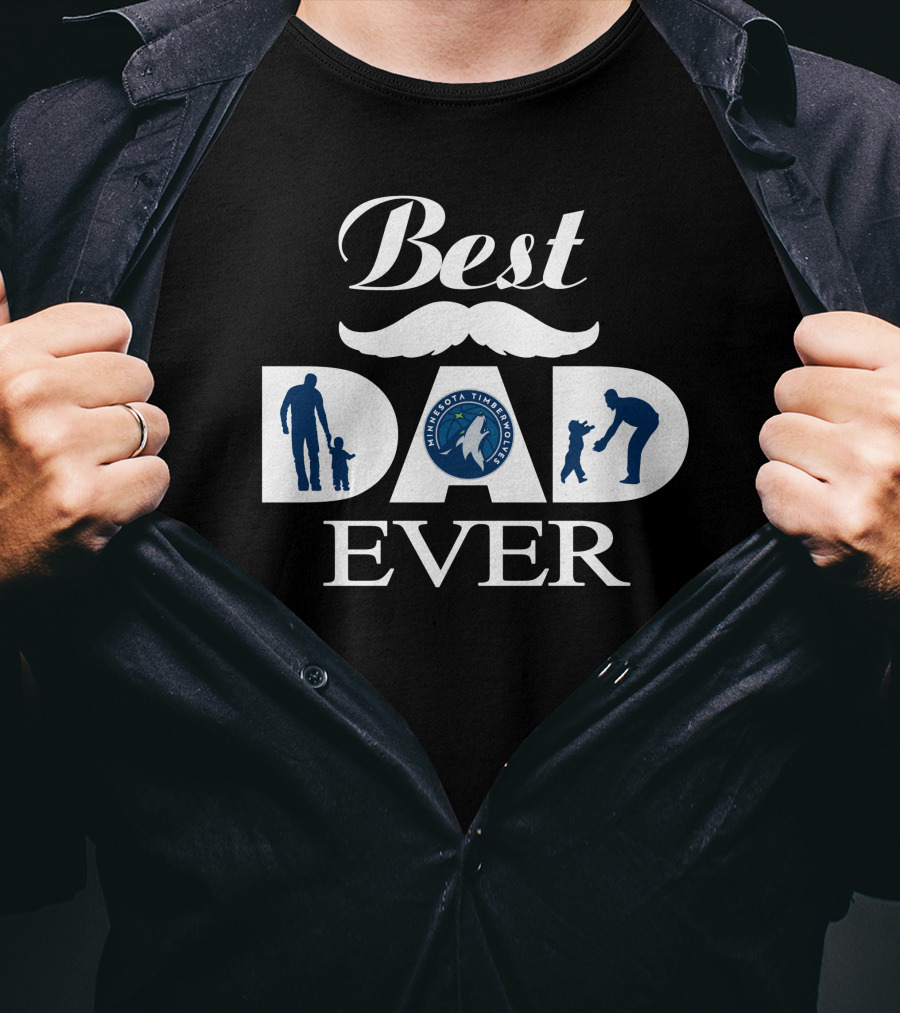 Best Dad Ever Minnesota Timberwolves 184 T-Shirt