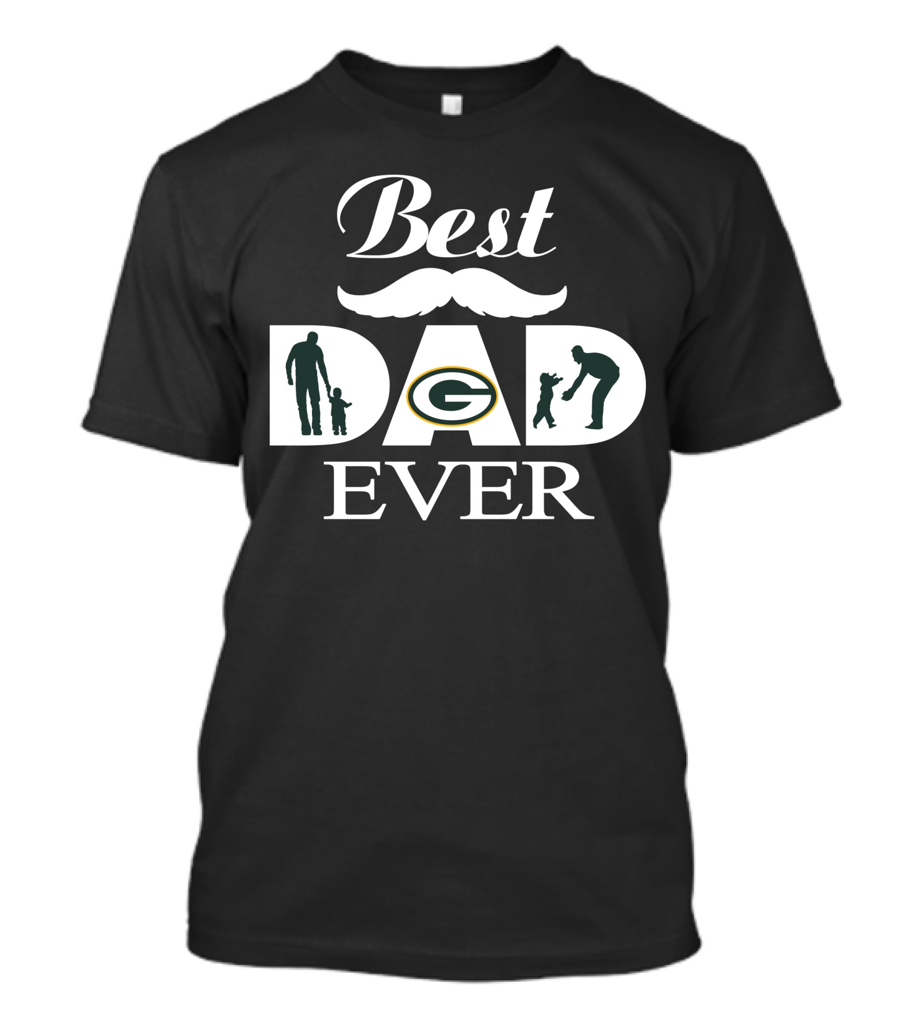 Green Bay Packers Best Dad Ever T-Shirt