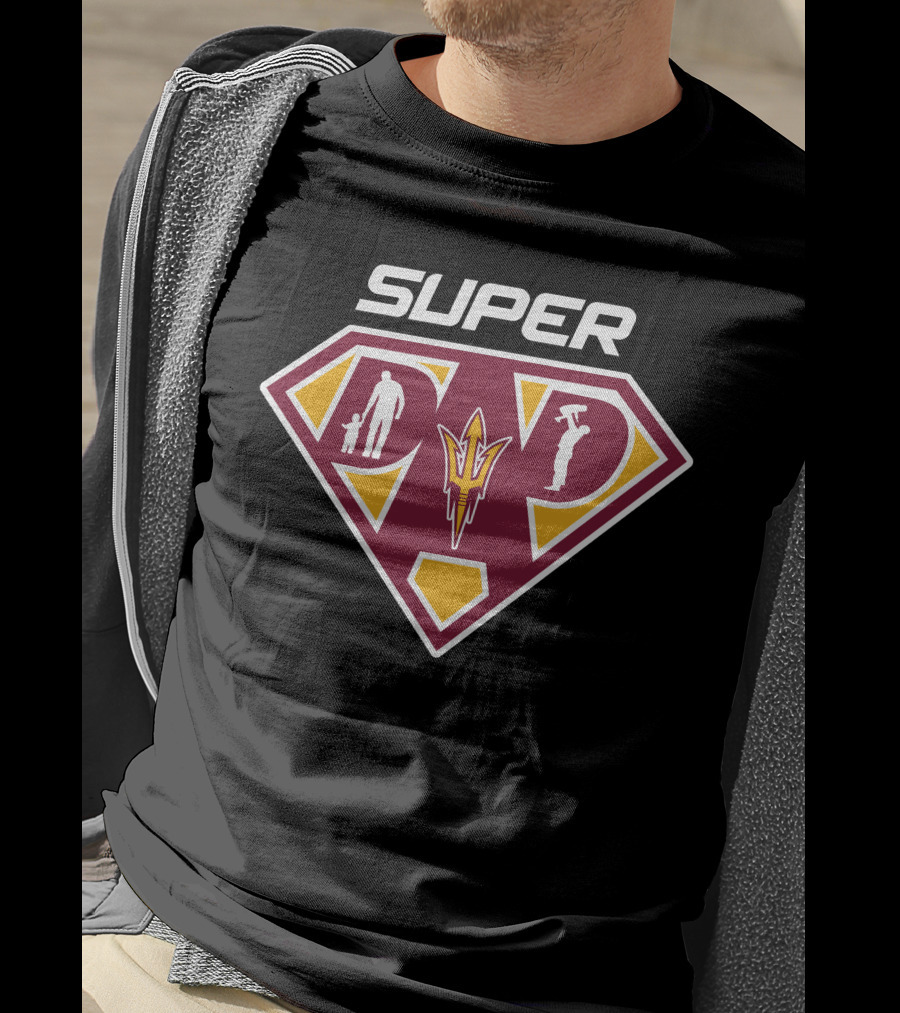 Super Arizona State Sun Devils Dad T-Shirt