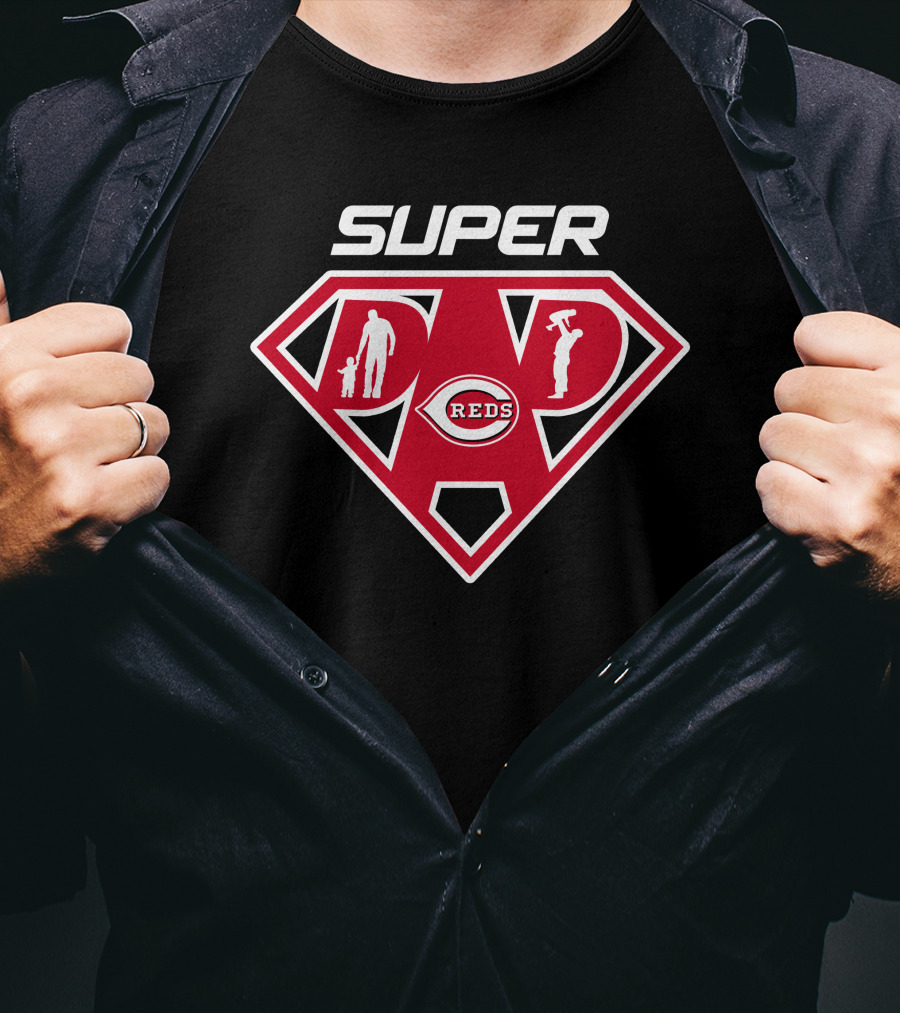 Super Reds Dad Cincinnati T-Shirt