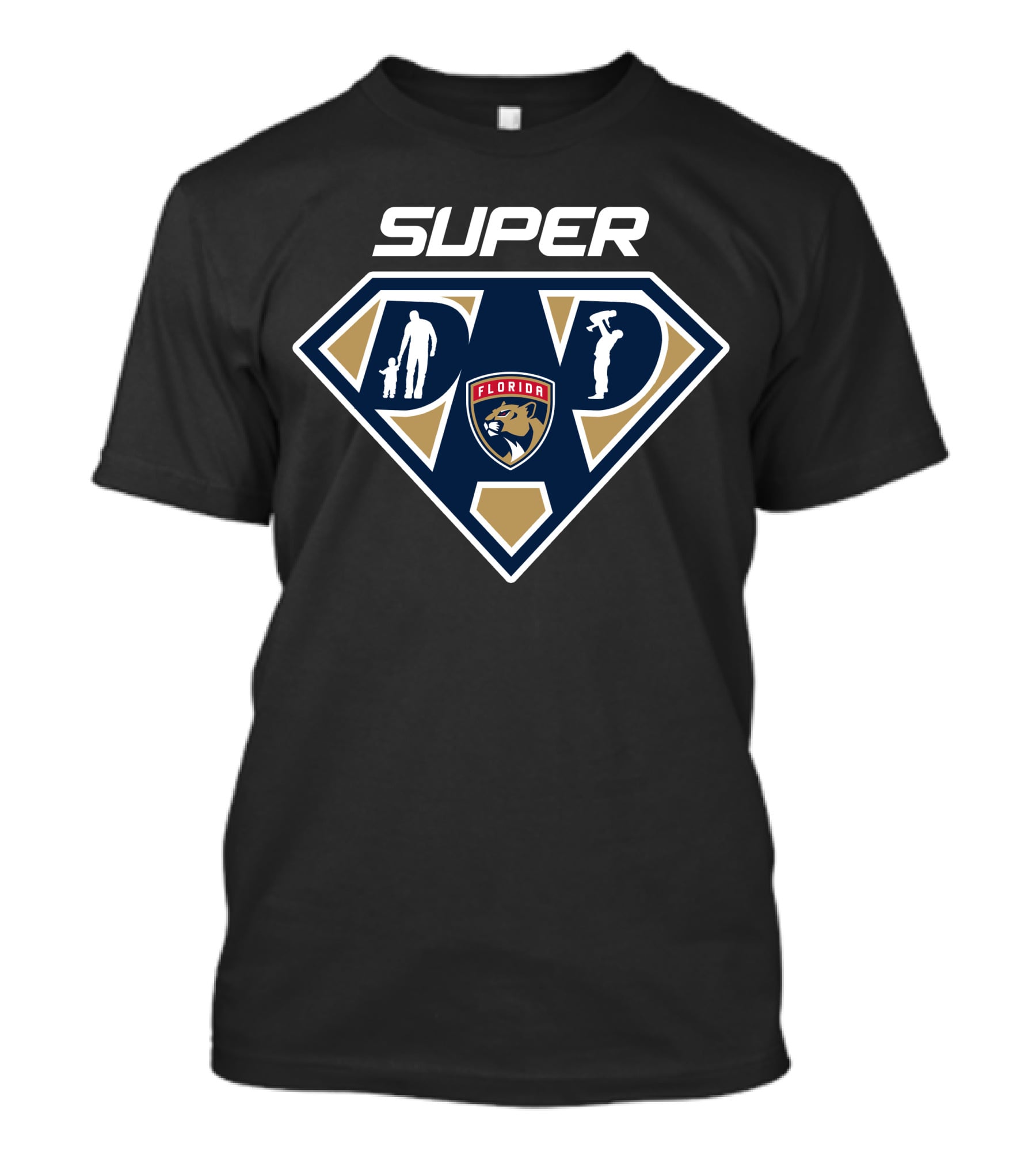 Super Dad Florida Panthers T-Shirt