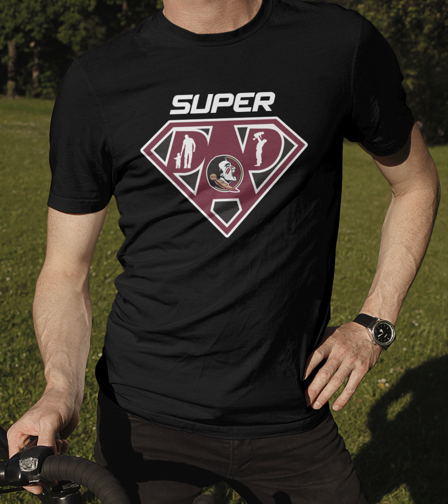 Florida State Seminoles Super Dad Emblem T-Shirt