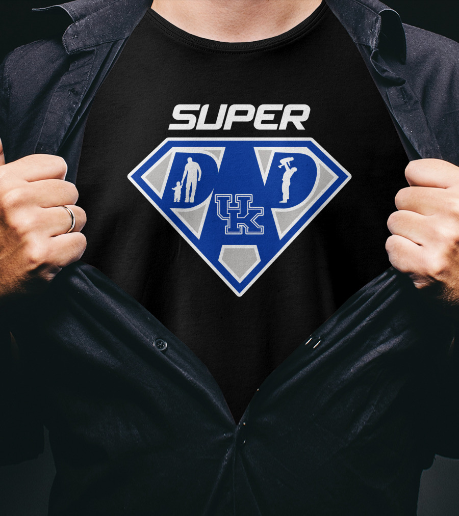 Super Dad Kentucky Wildcats Fan Heroic T-Shirt