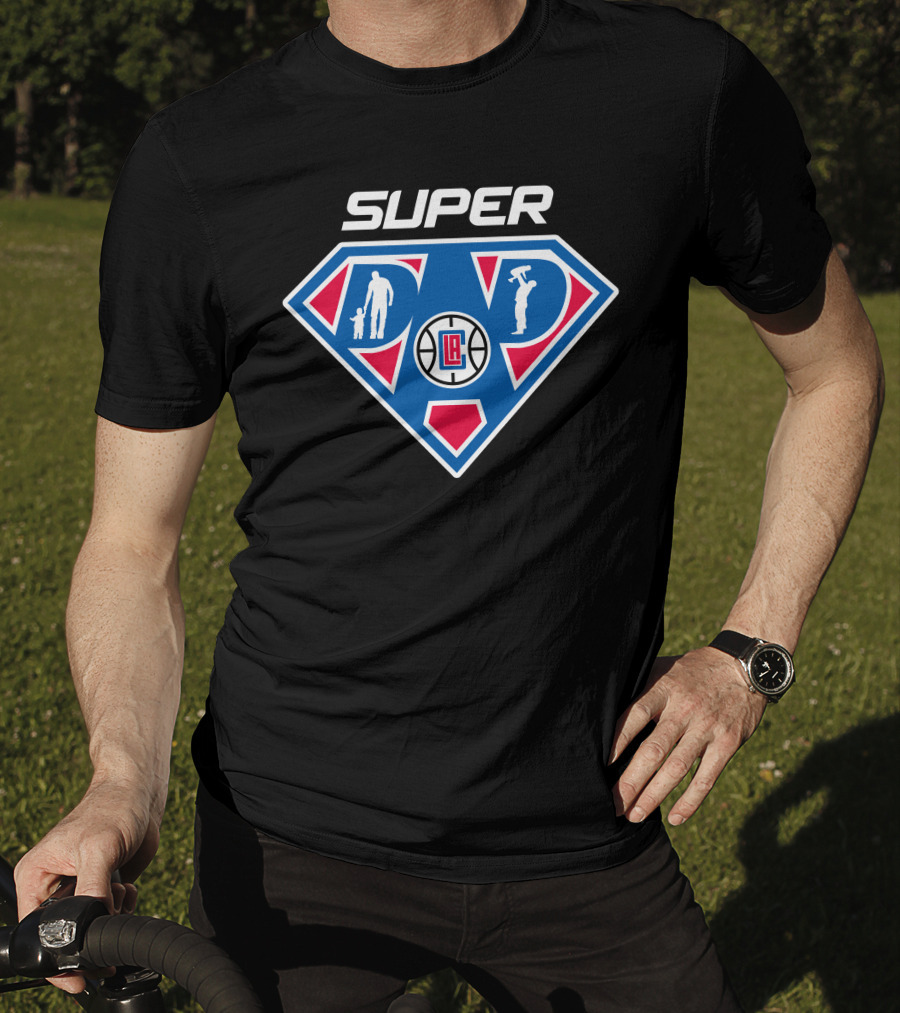 La Clippers Super Dad Basketball T-Shirt