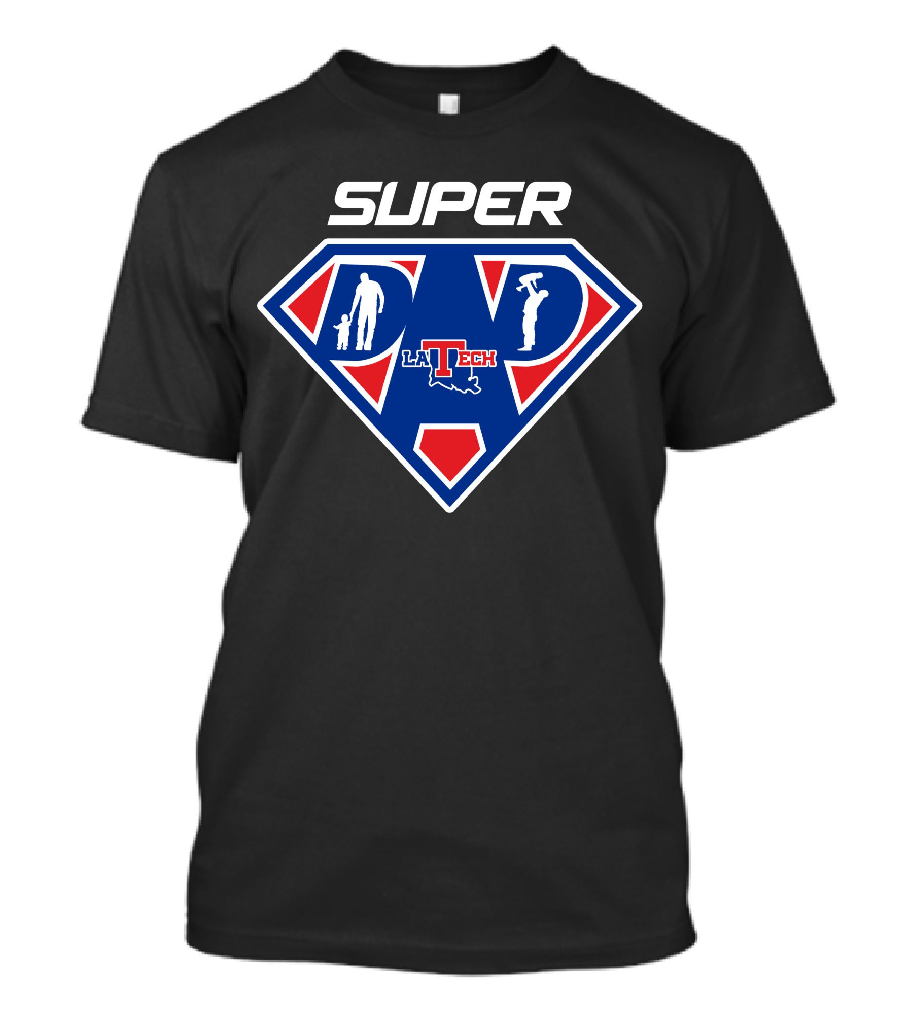 Super Dad Louisiana Tech Bulldogs La Tech T-Shirt
