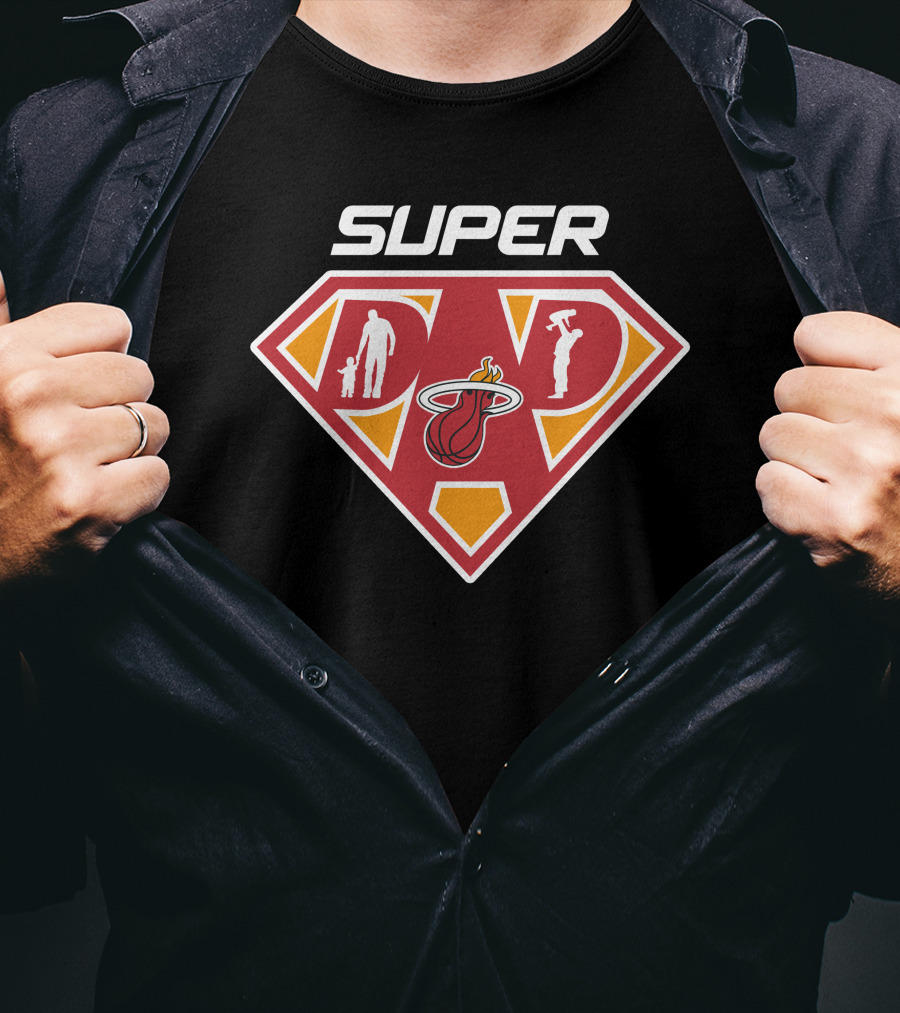 Super Miami Heat Dad T-Shirt