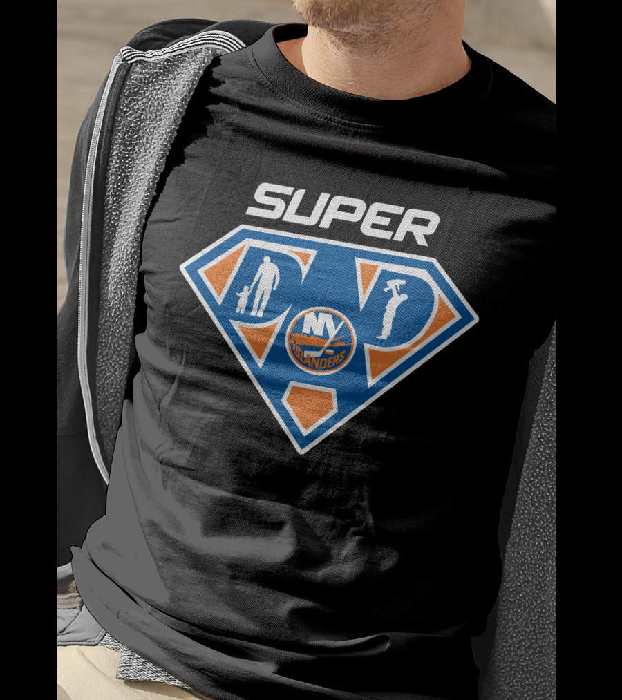 Super Dad New York Islanders Hero T-Shirt