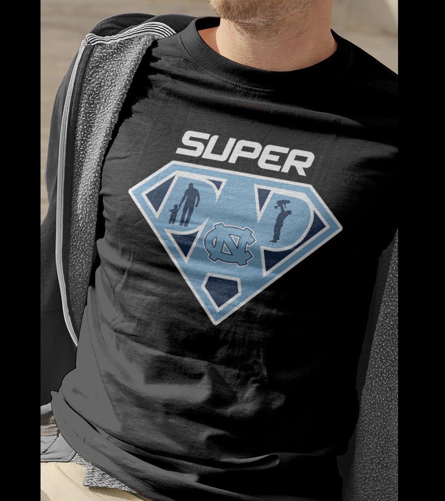Super Dad North Carolina Tar Heels T-Shirt