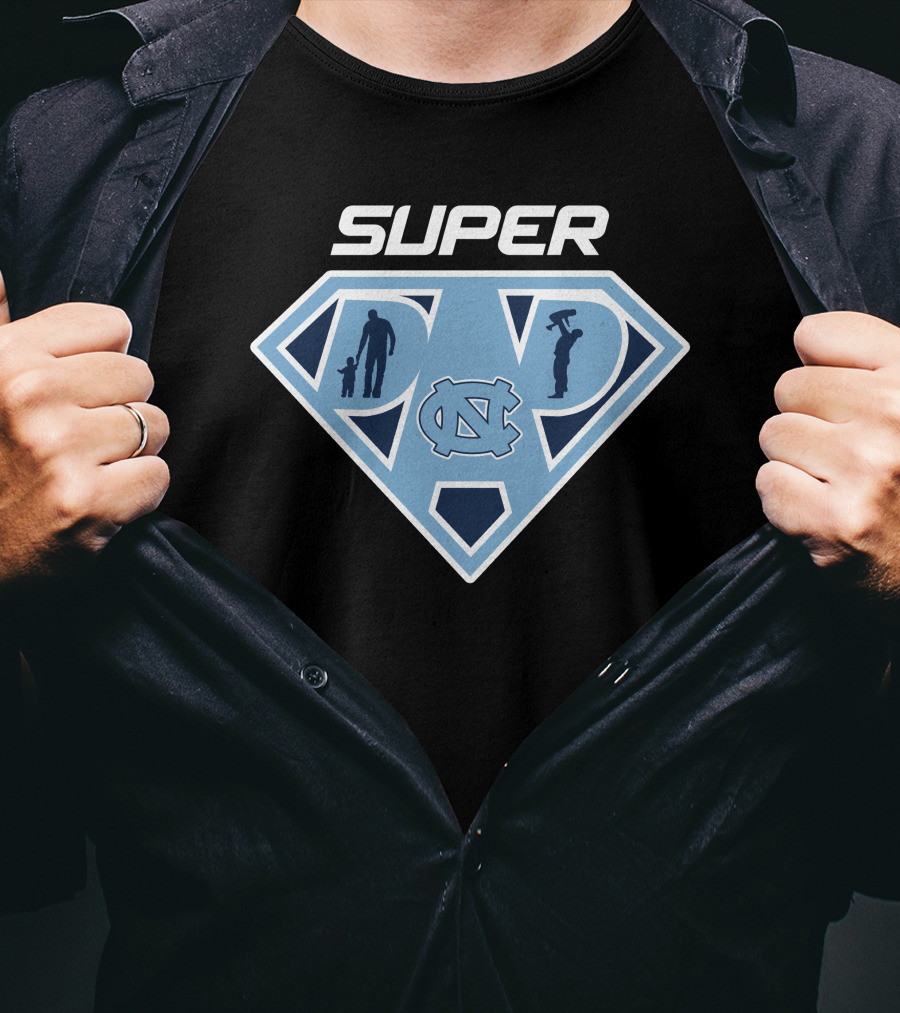 Super Dad North Carolina Tar Heels T-Shirt