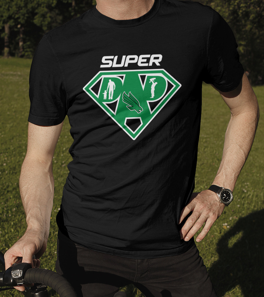 Super Dad North Texas Mean Green T-Shirt