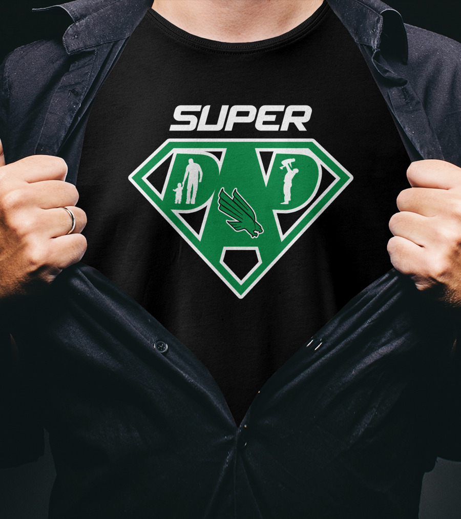 Super Dad North Texas Mean Green T-Shirt