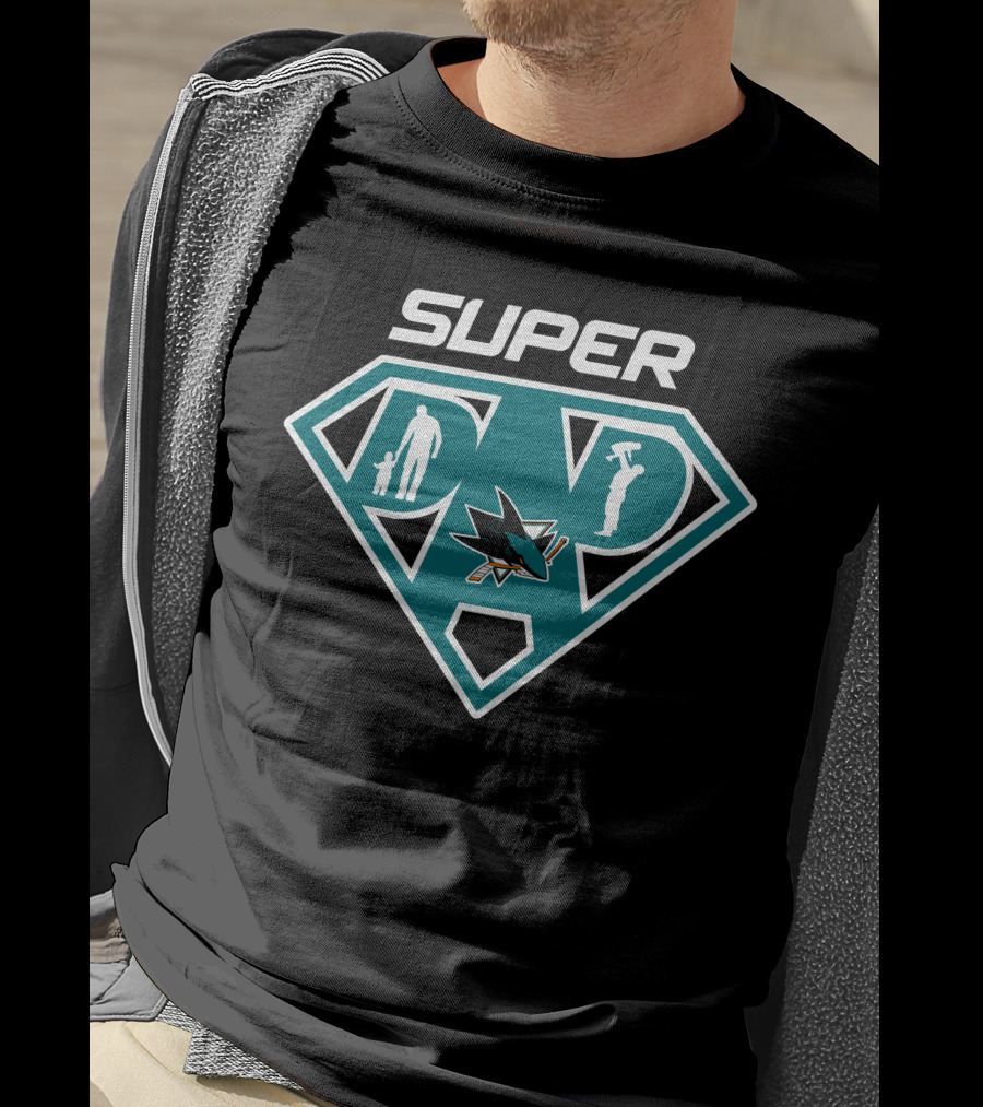 Super Dad San Jose Sharks T-Shirt