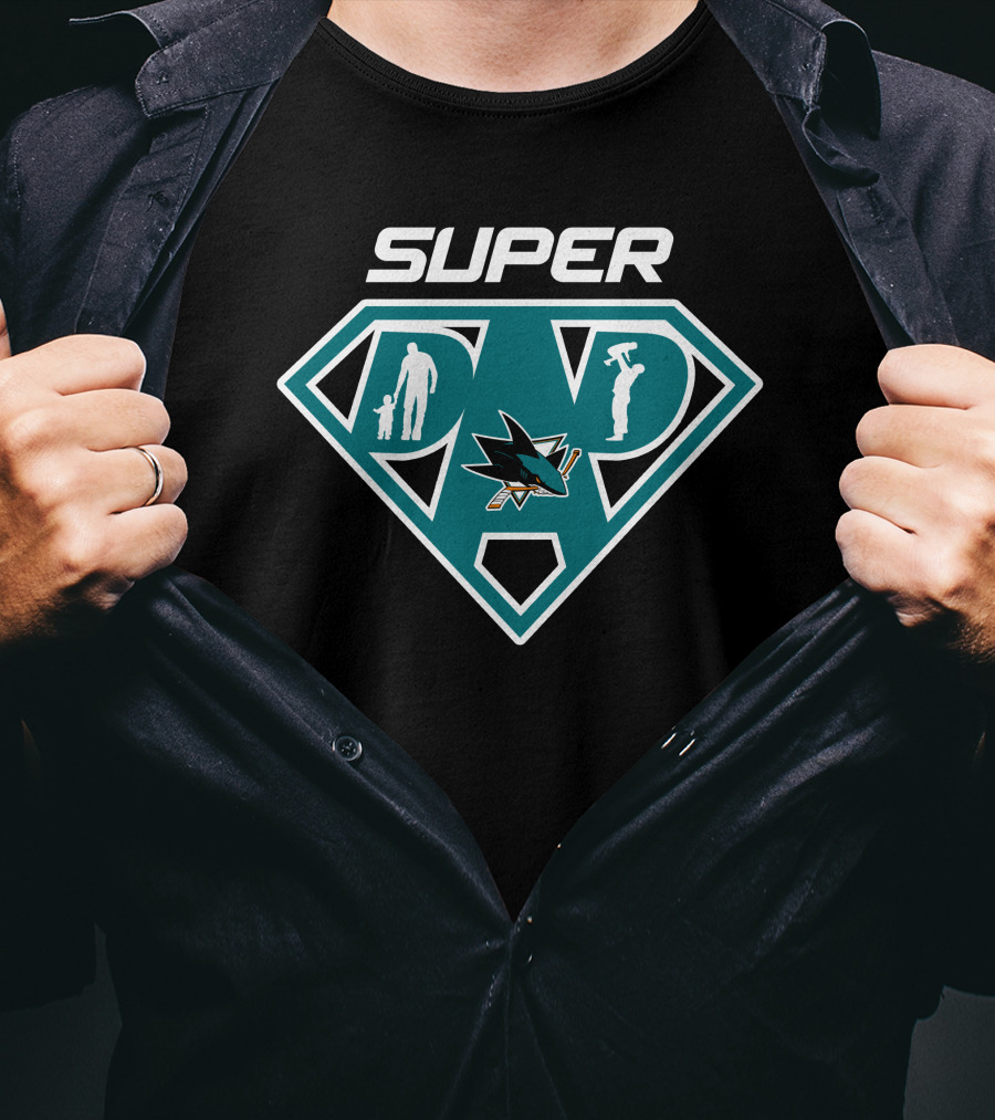 Super Dad San Jose Sharks T-Shirt