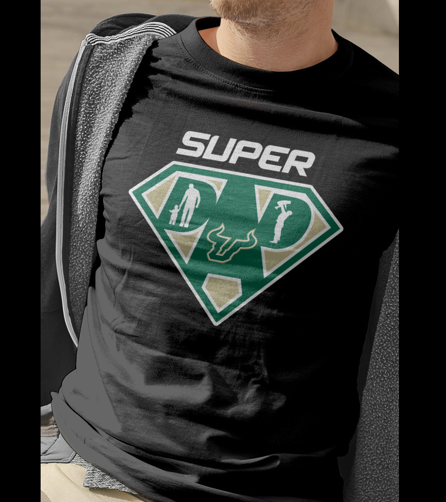 Super Dad South Florida Bulls Dad Hero T-Shirt