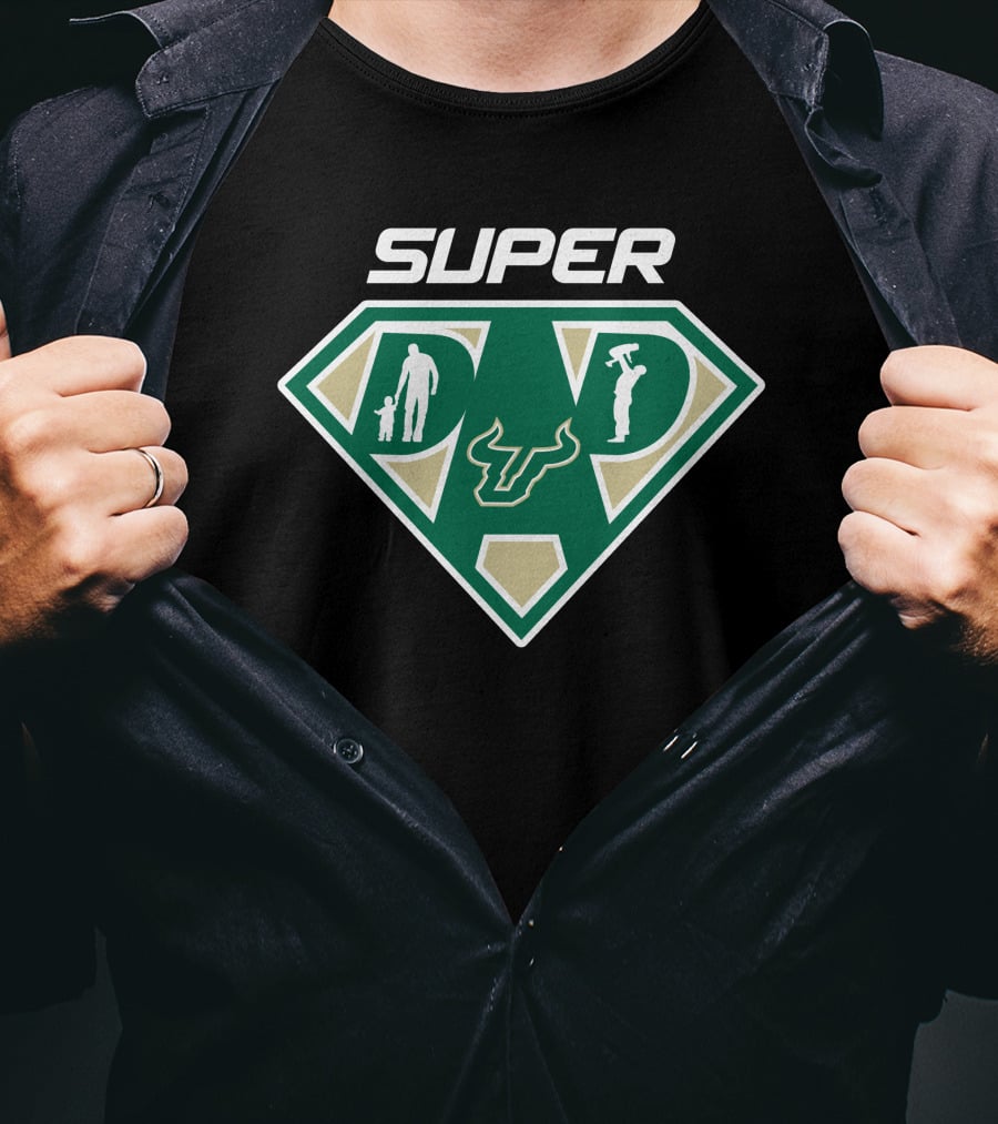 Super Dad South Florida Bulls Dad Hero T-Shirt