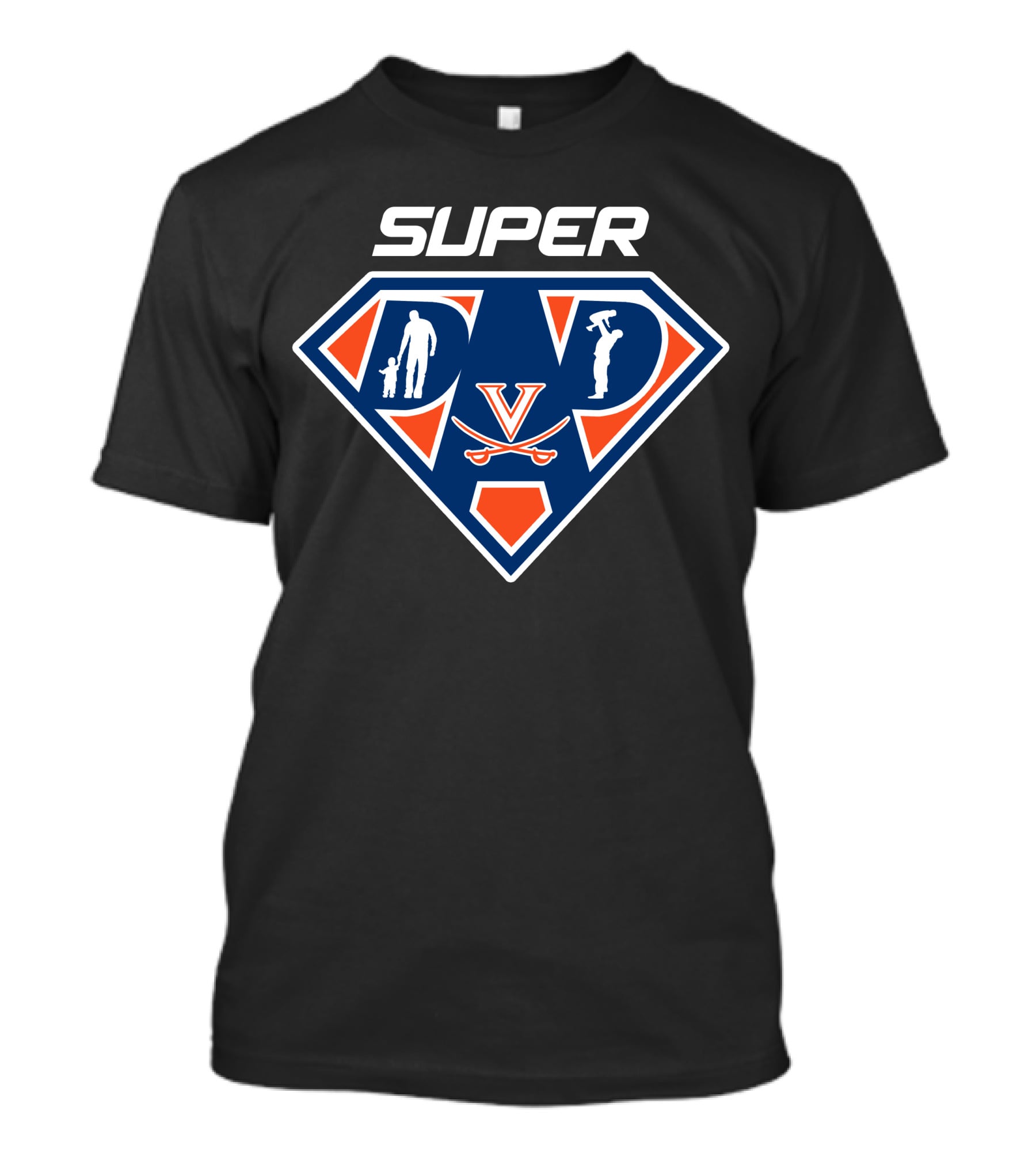 Super Virginia Cavaliers Dad T-Shirt