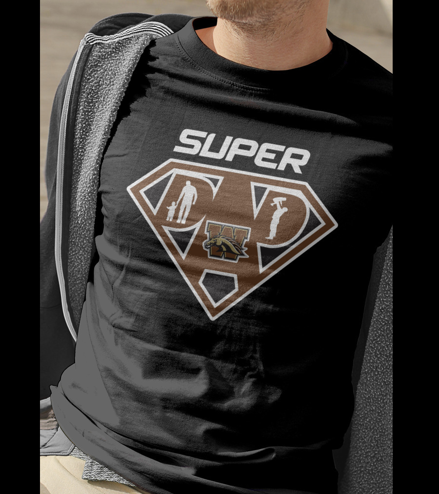 Super Dad Western Michigan Broncos T-Shirt