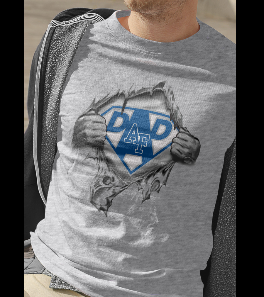Air Force Falcons Super Dad Af Shield T-Shirt