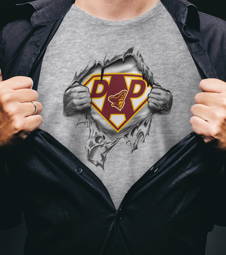 Armstrong Atlantic Pirates Super Dad Dp Logo Hero Style T-Shirt