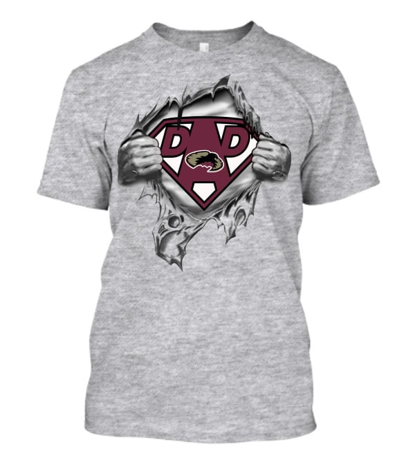 Denver Pioneers Super Dad Hockey Superman T-Shirt