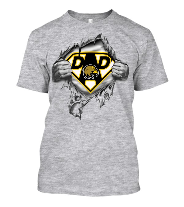 Los Angeles Golden Eagles Dad Superhero Style T-Shirt