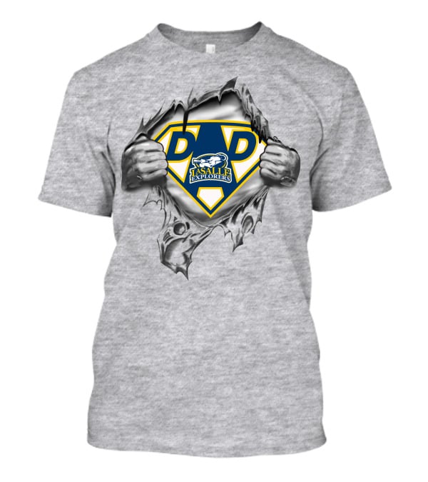 La Salle Explorers Dad Superhero '89 Style T-Shirt