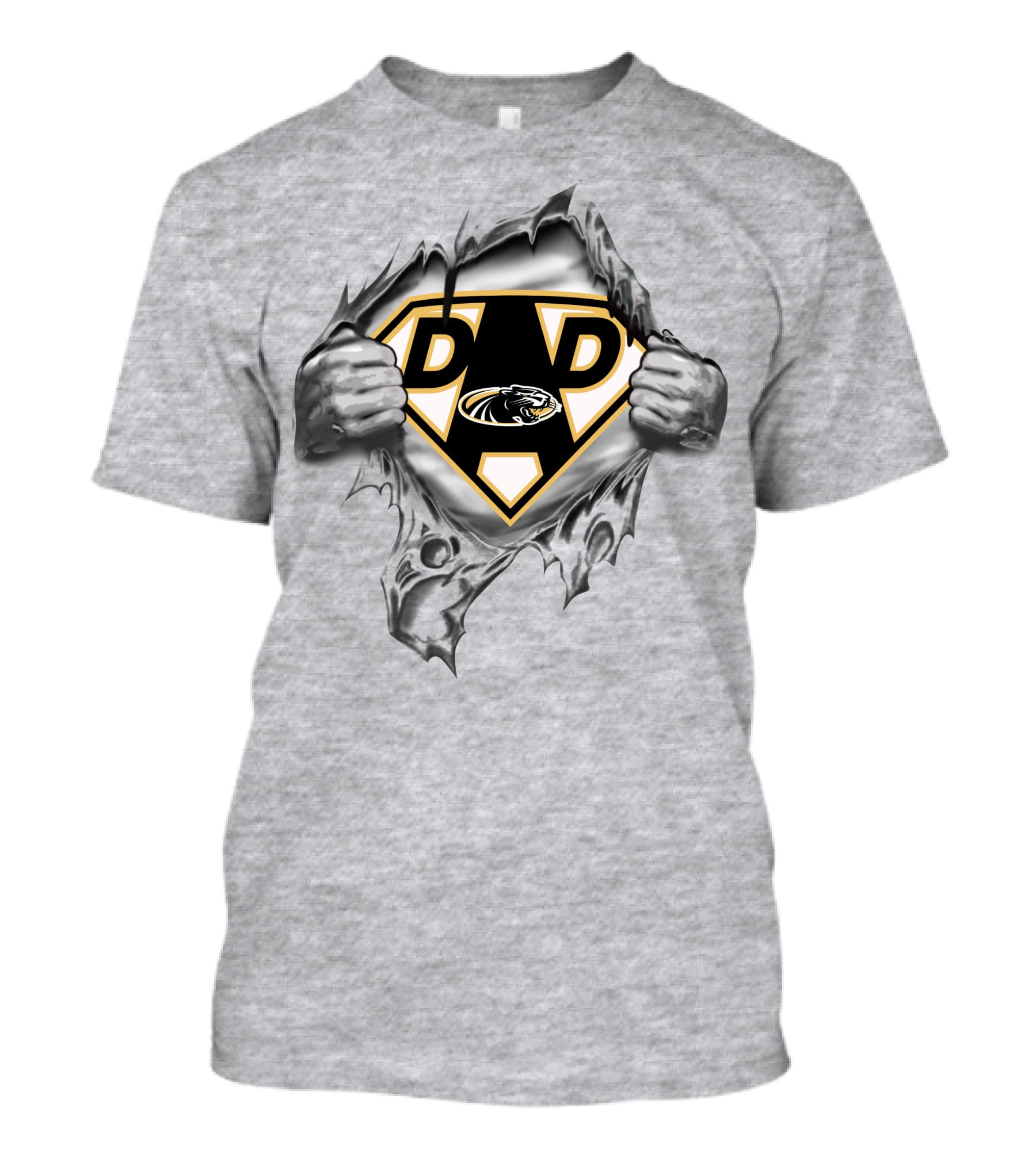 Milwaukee Panthers Super Dad Hero T-Shirt