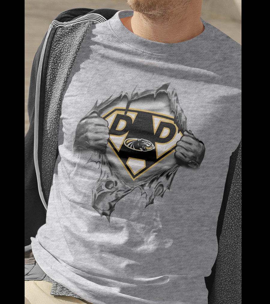 Milwaukee Panthers Super Dad Hero T-Shirt