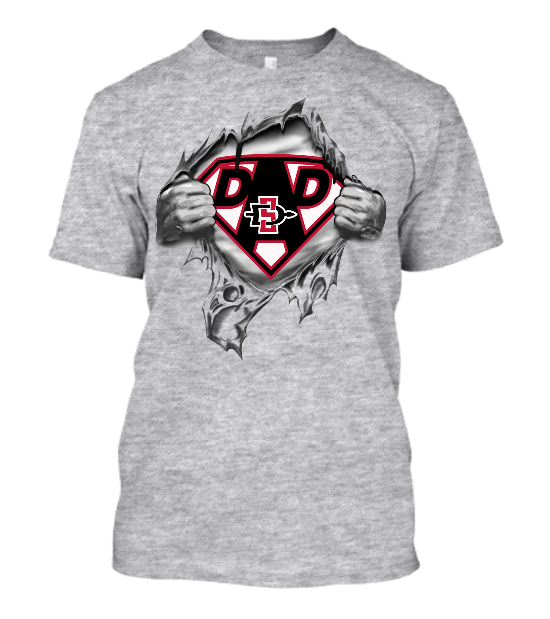 San Diego State Aztecs Super Dad Emblem 168 T-Shirt