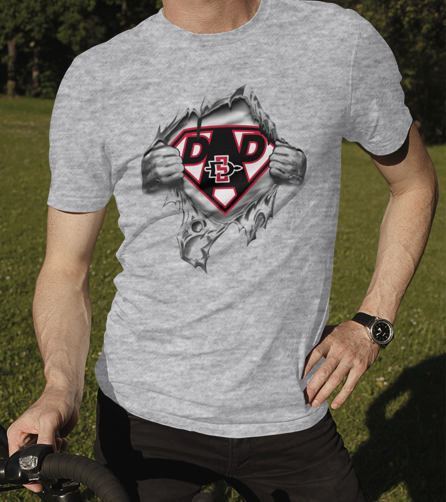 San Diego State Aztecs Super Dad Emblem 168 T-Shirt