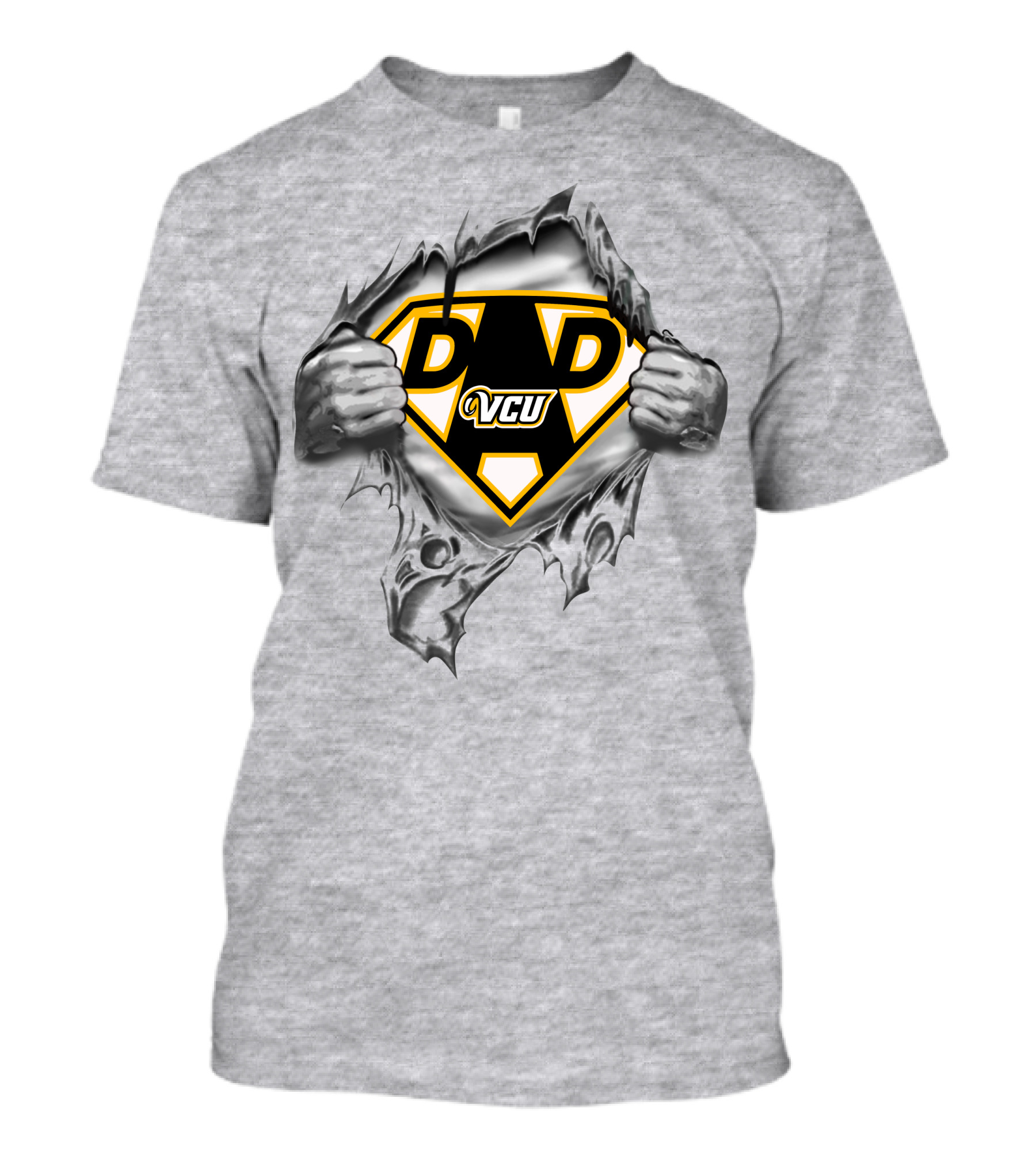 Vcu Rams Super Dad Superman T-Shirt