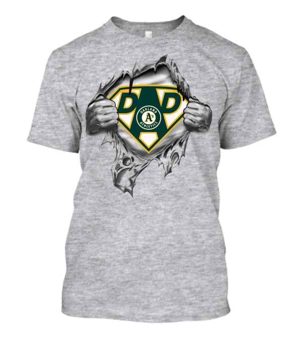 Oakland Athletics Super Dad Logo 341 T-Shirt