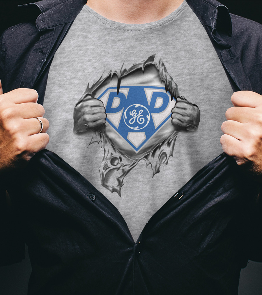 General Electric Super Dad Shield T-Shirt