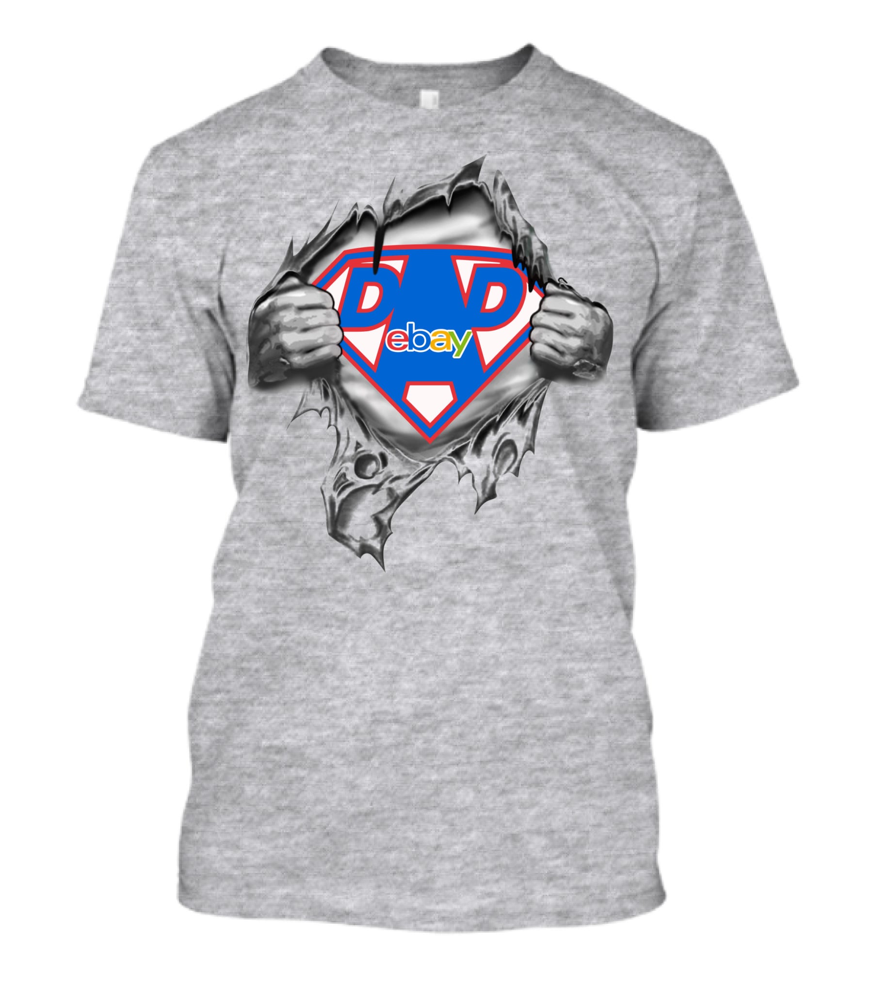 Dad Ebay Superhero Emblem 409 T-Shirt